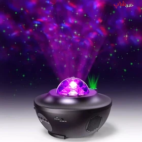 چراغ خواب کهکشانی اسپیکردار مدل Starry Projector با ریموت کنترل