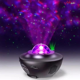 چراغ خواب کهکشانی اسپیکردار مدل Starry Projector با ریموت کنترل
