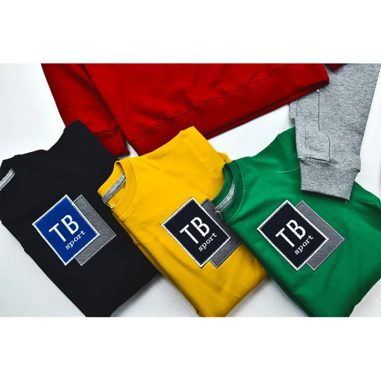 بلوز شلوار پسرانه پنبه ملانج طرح دار کد 10814