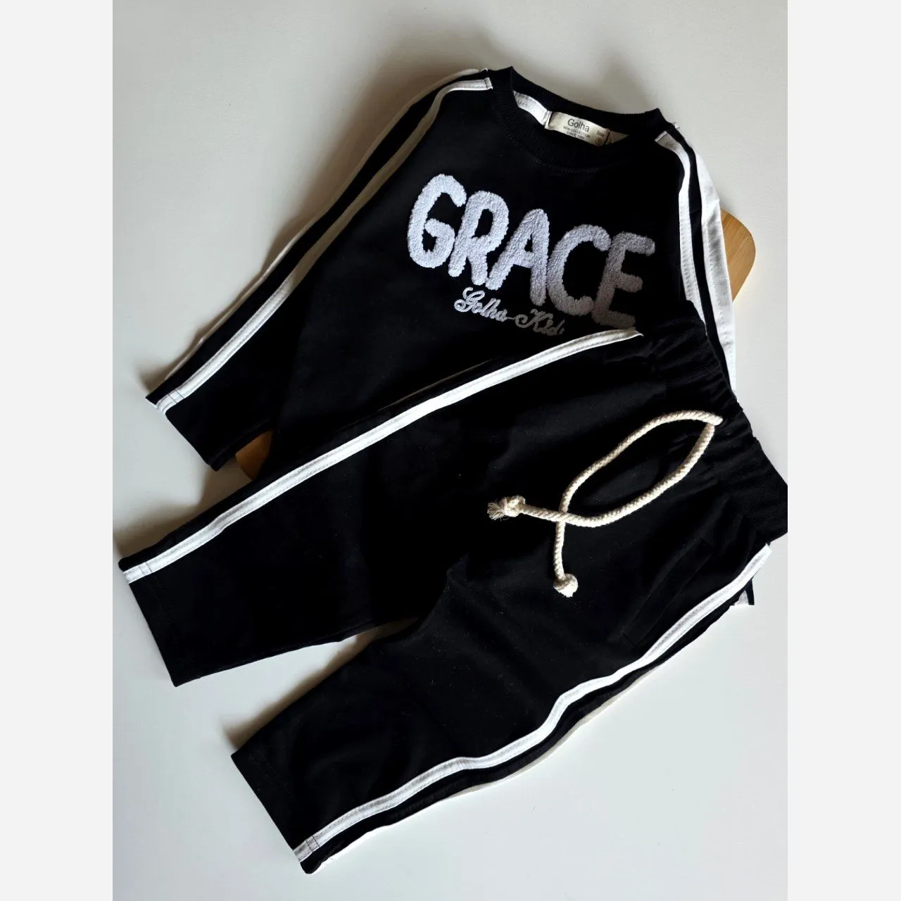 ست اسپرت دخترانه و پسرانه مدل GRACE دورس دو نخ سایز 40 تا 65