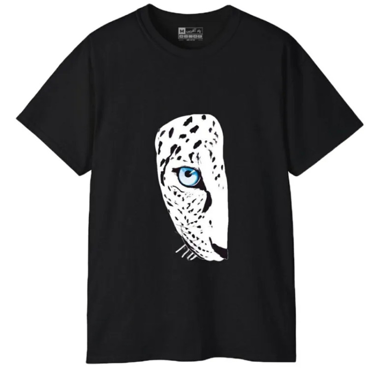 تیشرت آستین کوتاه مردانه طرح حیوانات پلنگ کد 1680