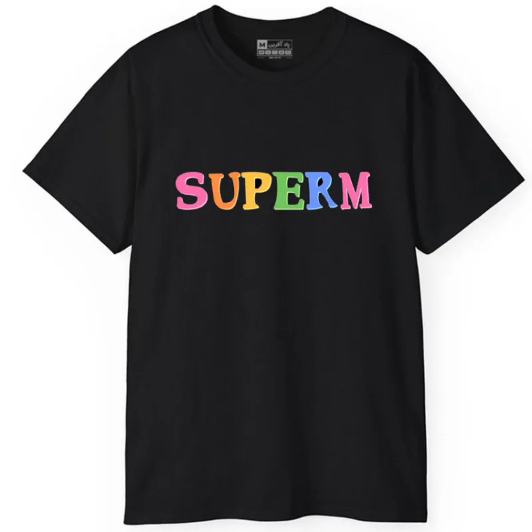تیشرت آستین کوتاه مردانه پاد آفرین مدل سوپرمن کد 864