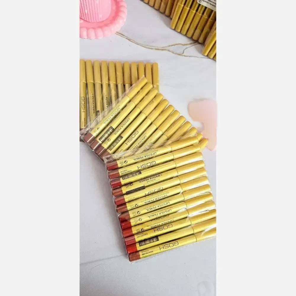 پک رژ لب مدادی گاش 12 عددی با پیگمنت بالا