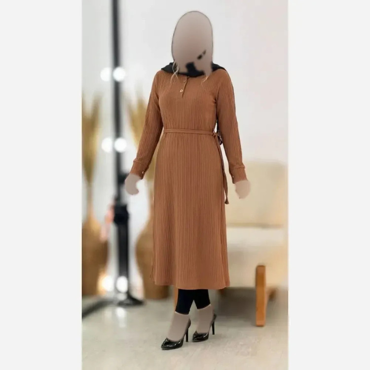 کفتان زنانه مدل سهیلا جنس سوپرایوا درجه یک با دکمه کاربردی و بند تنظیم سایز