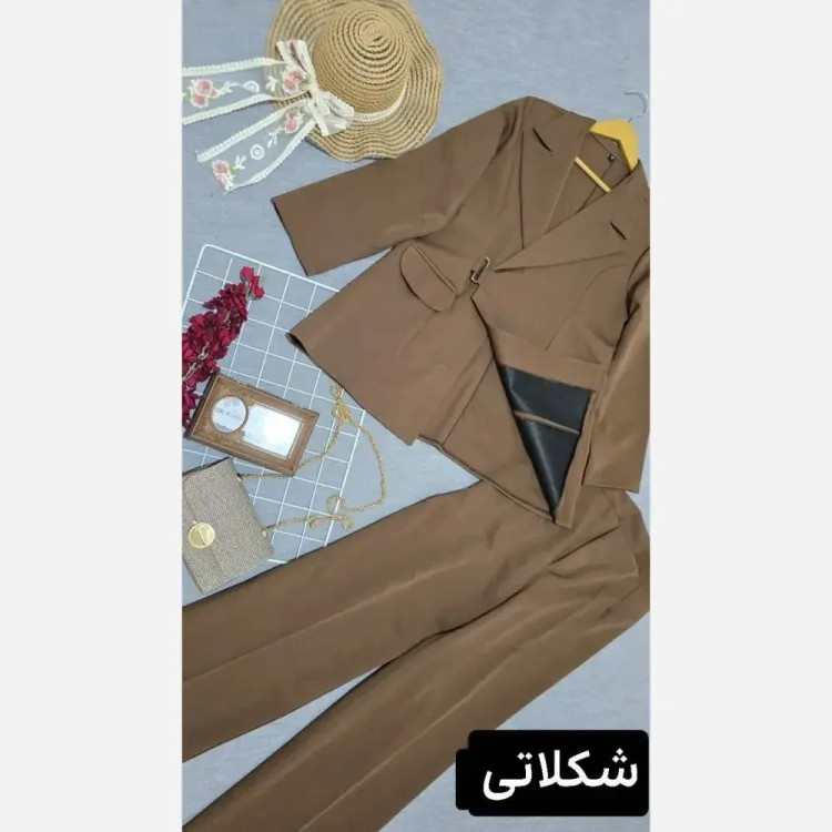 کت و شلوار زنانه مدل بیتا جنس مازراتی در رنگبندی متنوع