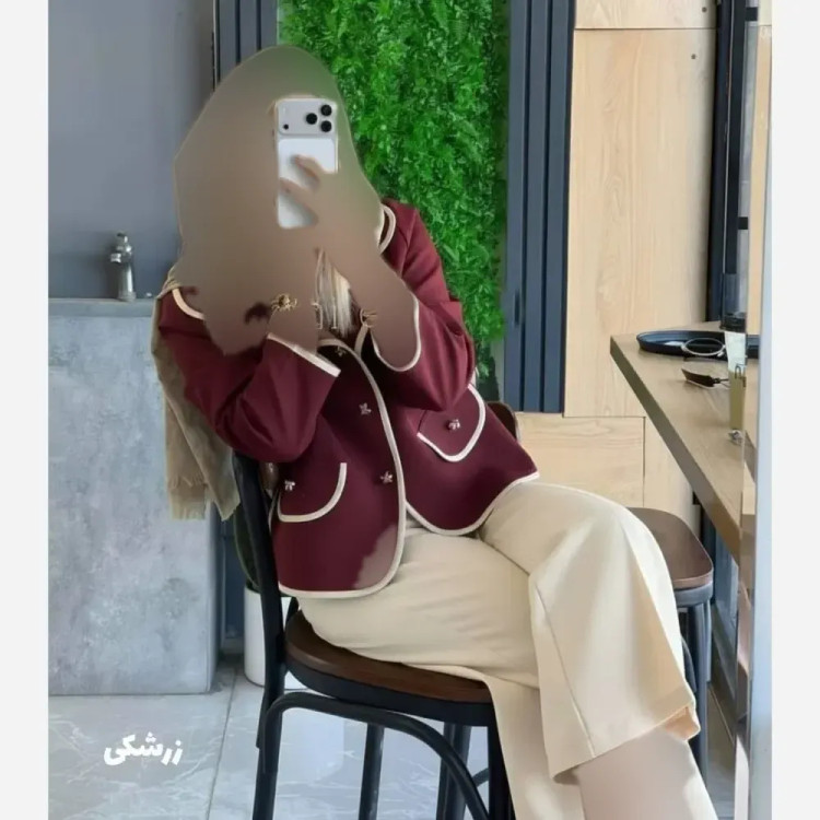 کت و شلوار زنانه مدل لاریس جنس مازراتی فری سایز تا 46