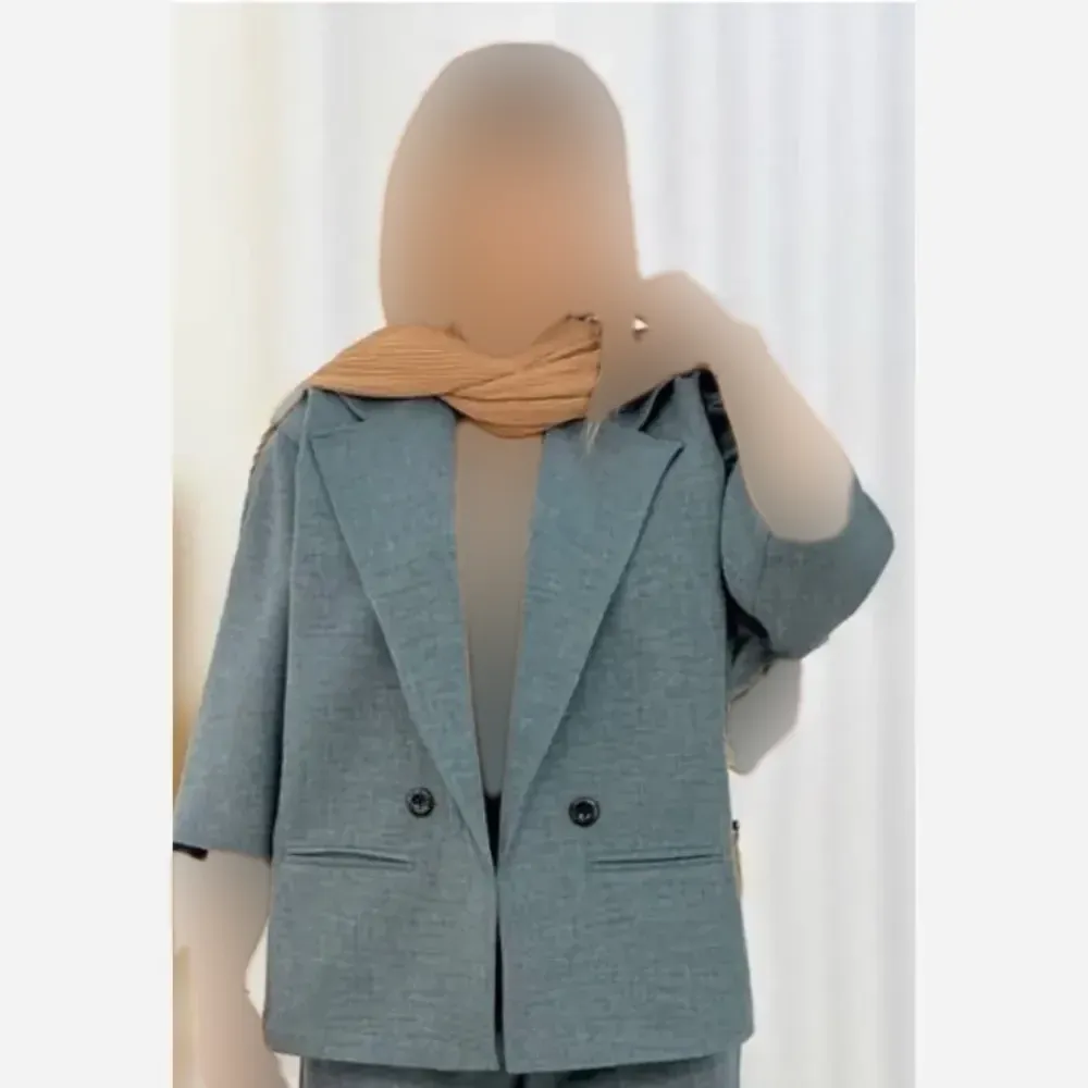 کت تک زنانه مدل ستاره جنس شانتون اسلپ خنک تابستانه