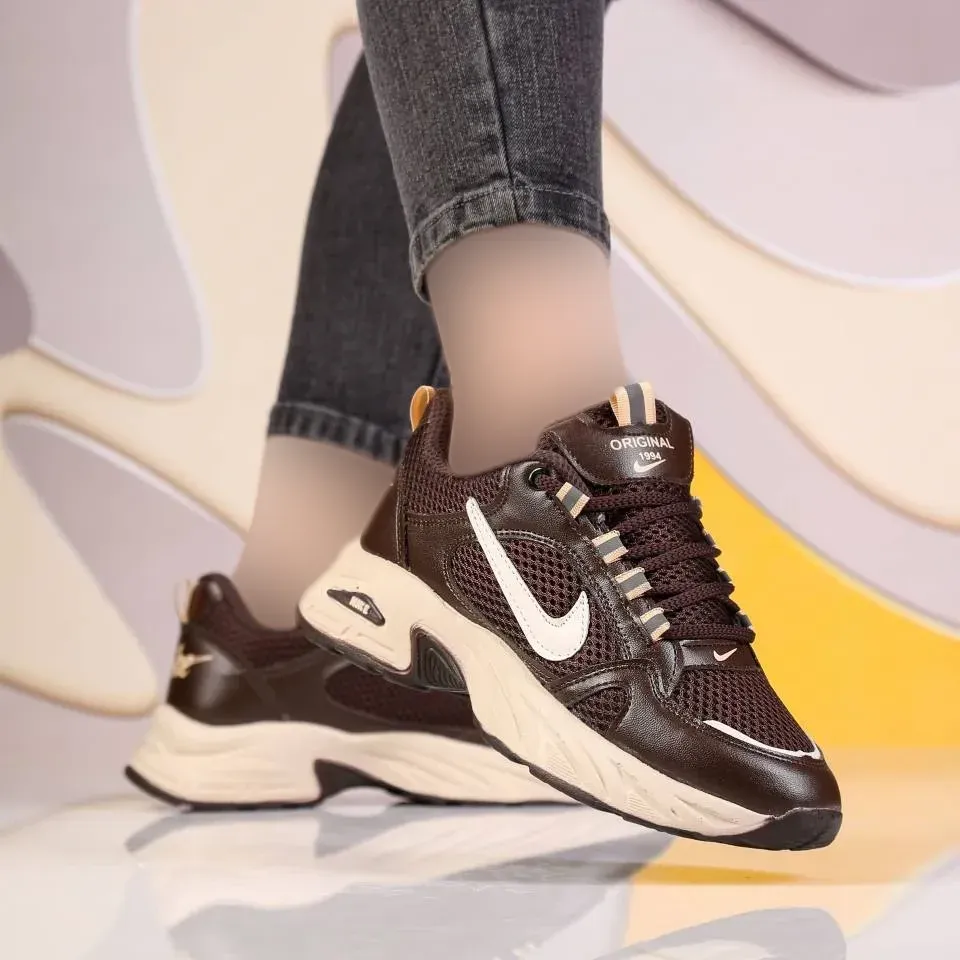 کفش کتانی زنانه نایک مدل آنیلا رویه راشل با کفی طبی و زیره پی یو