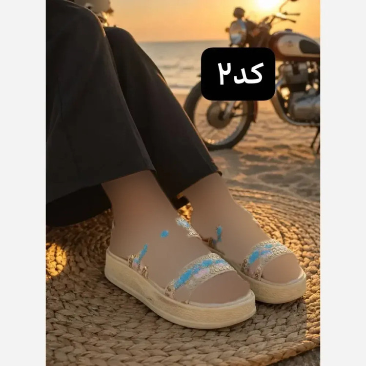 صندل سنتی زنانه زیره پلیمر سبک و راحت سایز 37 تا 40