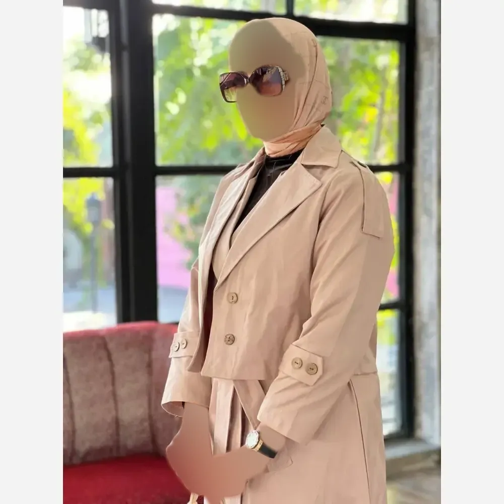 ست کت و سارافون زنانه مدل زارا جنس تی سی ضد آب فری سایز