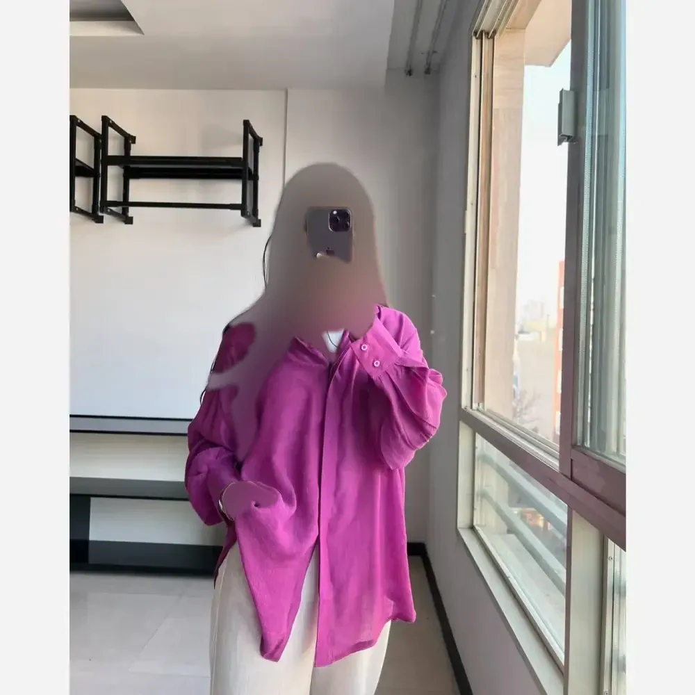 شومیز زنانه اسرا جنس وال اسلپ سایزبندی 36 تا 46 در رنگبندی متنوع