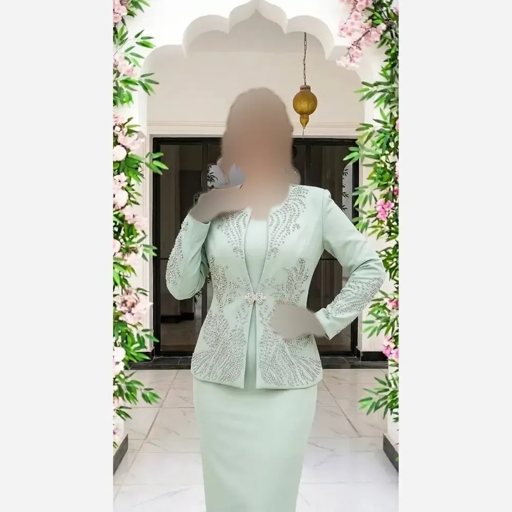 ست کت و سارافون زنانه جنس کرپ مازراتی در رنگبندی متنوع سایز 42 تا 54