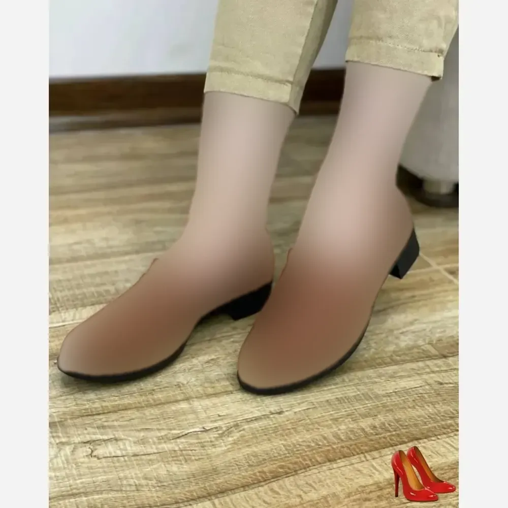 کفش کالج زنانه مدل گیسو رویه چرم صنعتی زیره پلیمر راحت