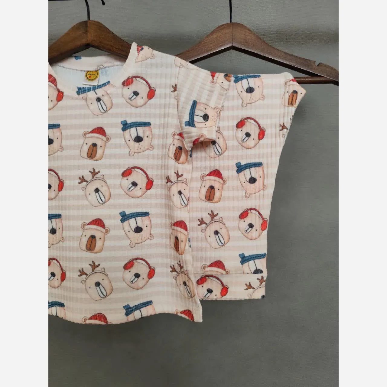 ست تیشرت و شلوار پسرانه نخ پنبه ریلی سایز 35 تا 55 مناسب 1 تا 9 سال