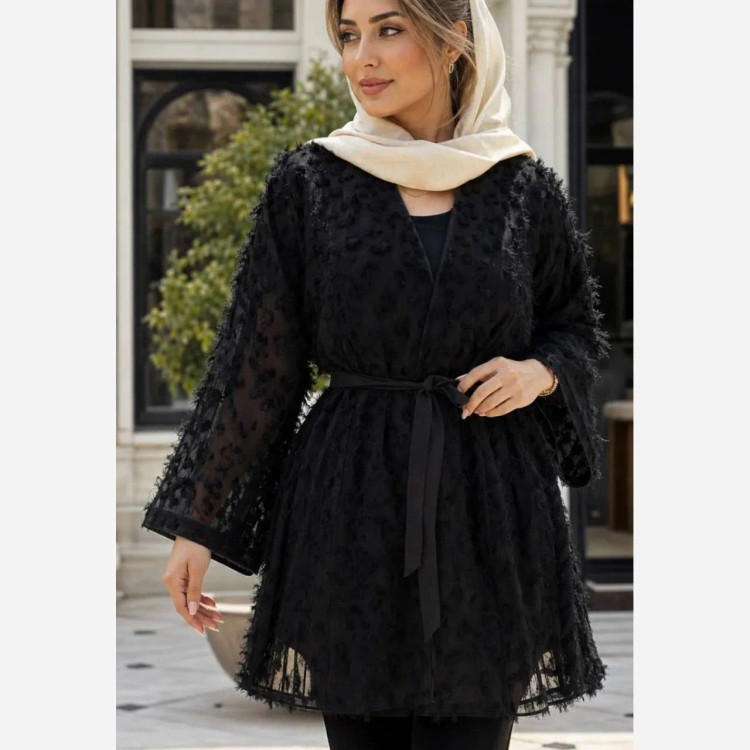 شومیز زنانه طرح تهمینه جنس یاخما حریر ریش دار فری سایز 38 تا 48
