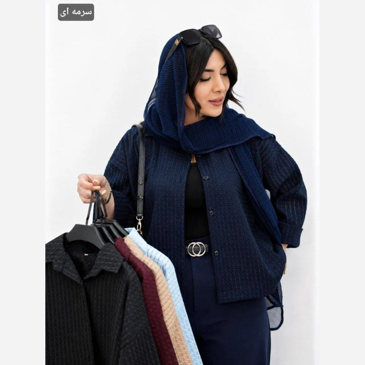 مانتو حصیری زنانه مدل رایان فری سایز 36 تا 48