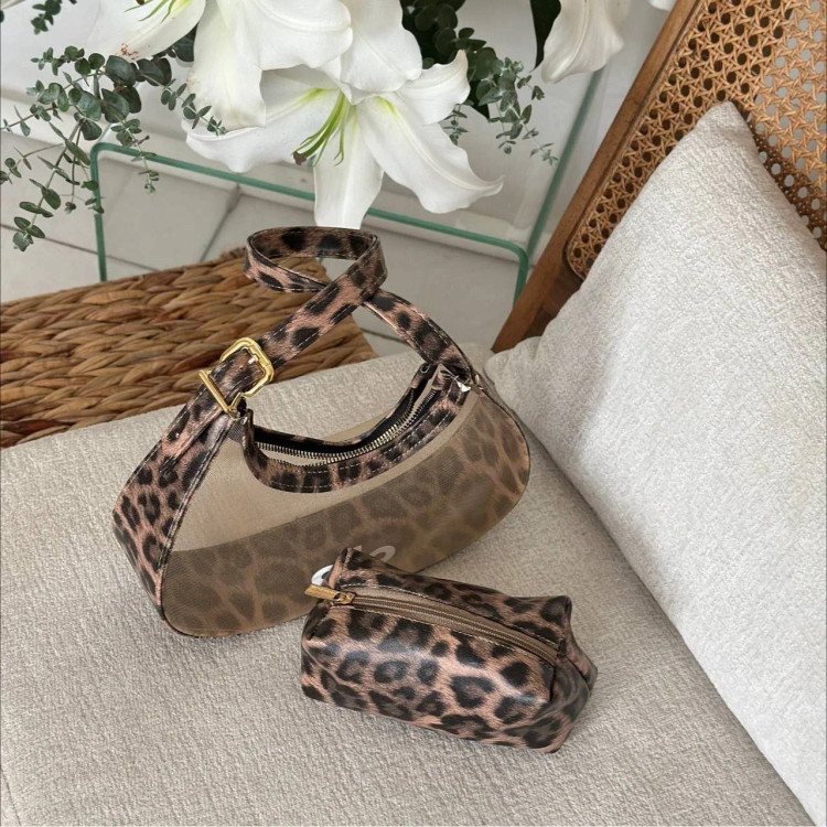 کیف چرمی پلنگی سایز آزاد