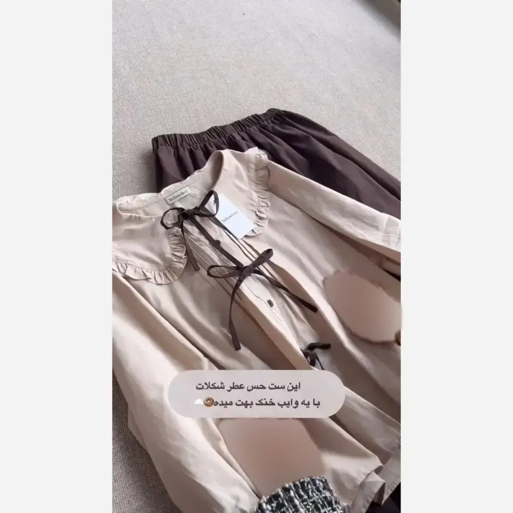 کت و دامن لینن زنانه مدل شکلات سایز یک و دو