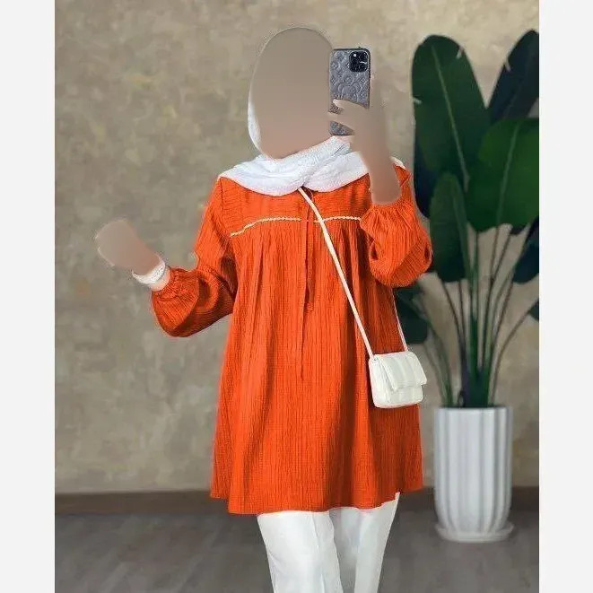 تونیک عدسی جنس کراش اعلا سایز 38 تا 46