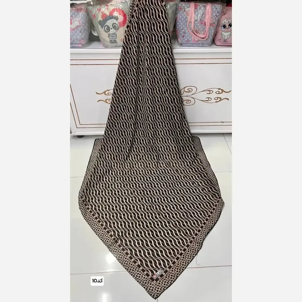 روسری گل ریز نخی دست دوز قواره 140 چهار فصل