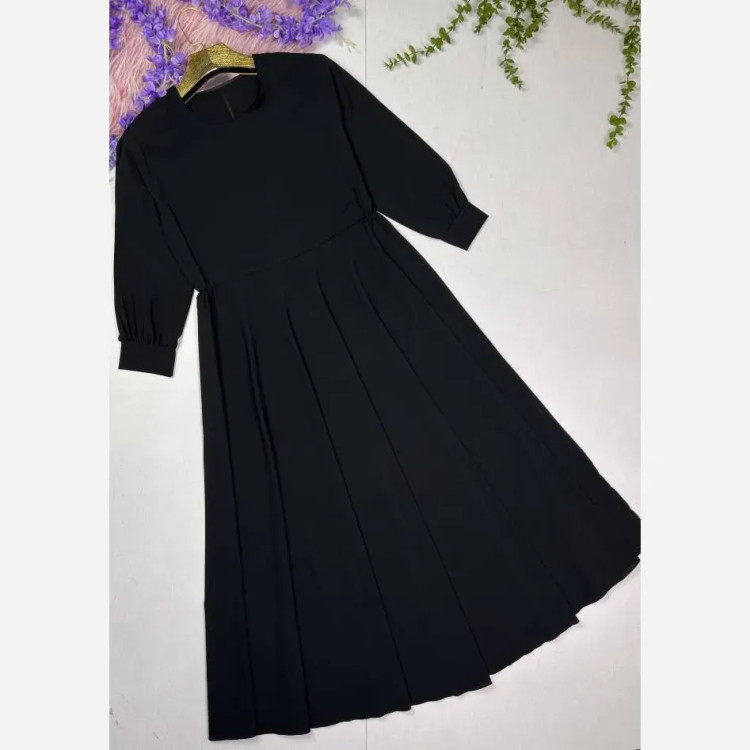 ست دو تیکه پیراهن الیزه و جلیقه مازراتی نگین پرسی سایز 40 تا 48