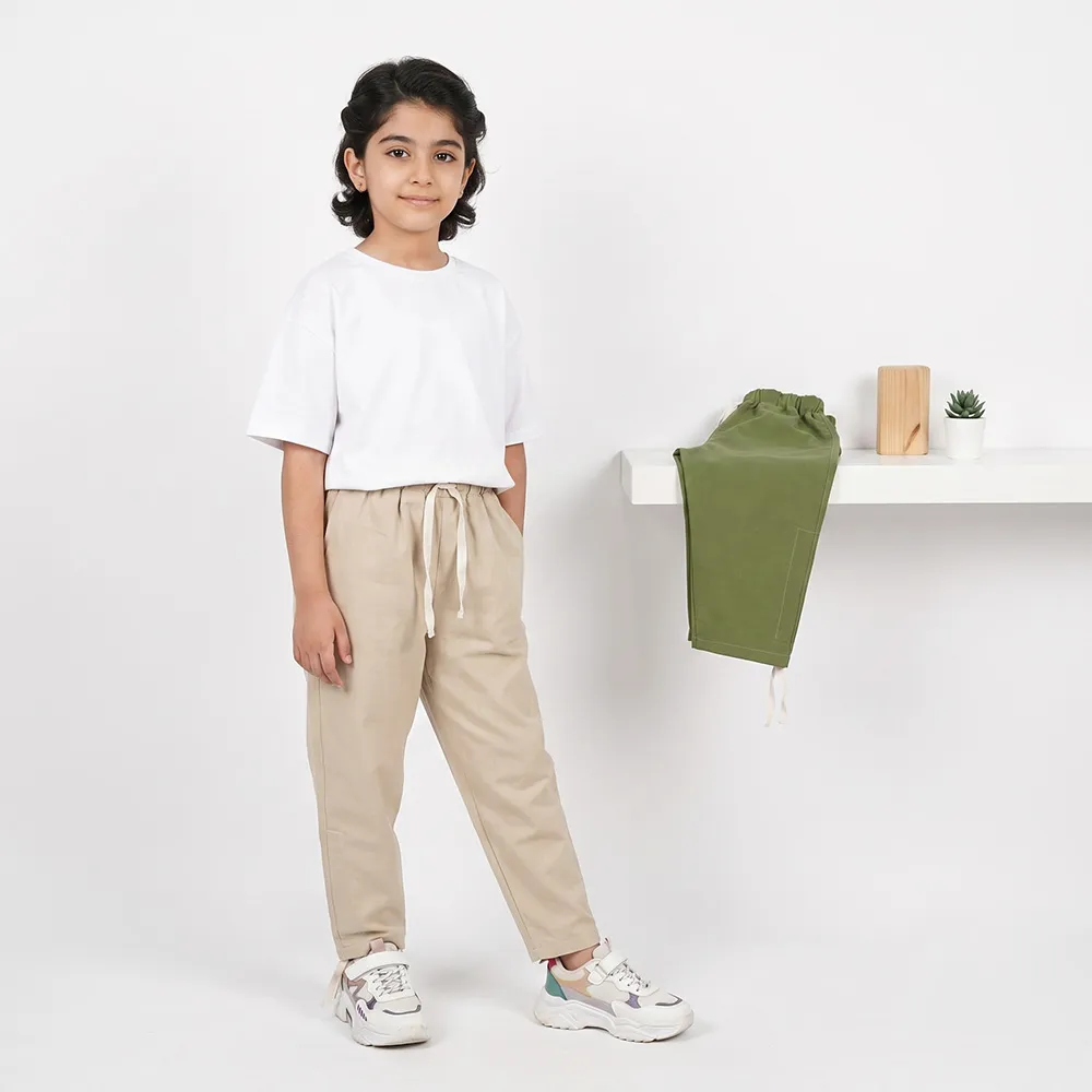 شلوار دخترانه لنین مام فیت 8 تا 11 سال