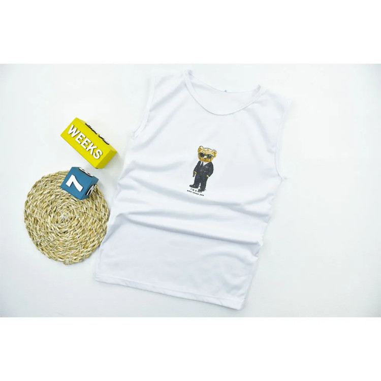 تاپ آستین حلقه پسرانه پنبه و پلی استر سایز 50 مناسب 7 تا 8 سال