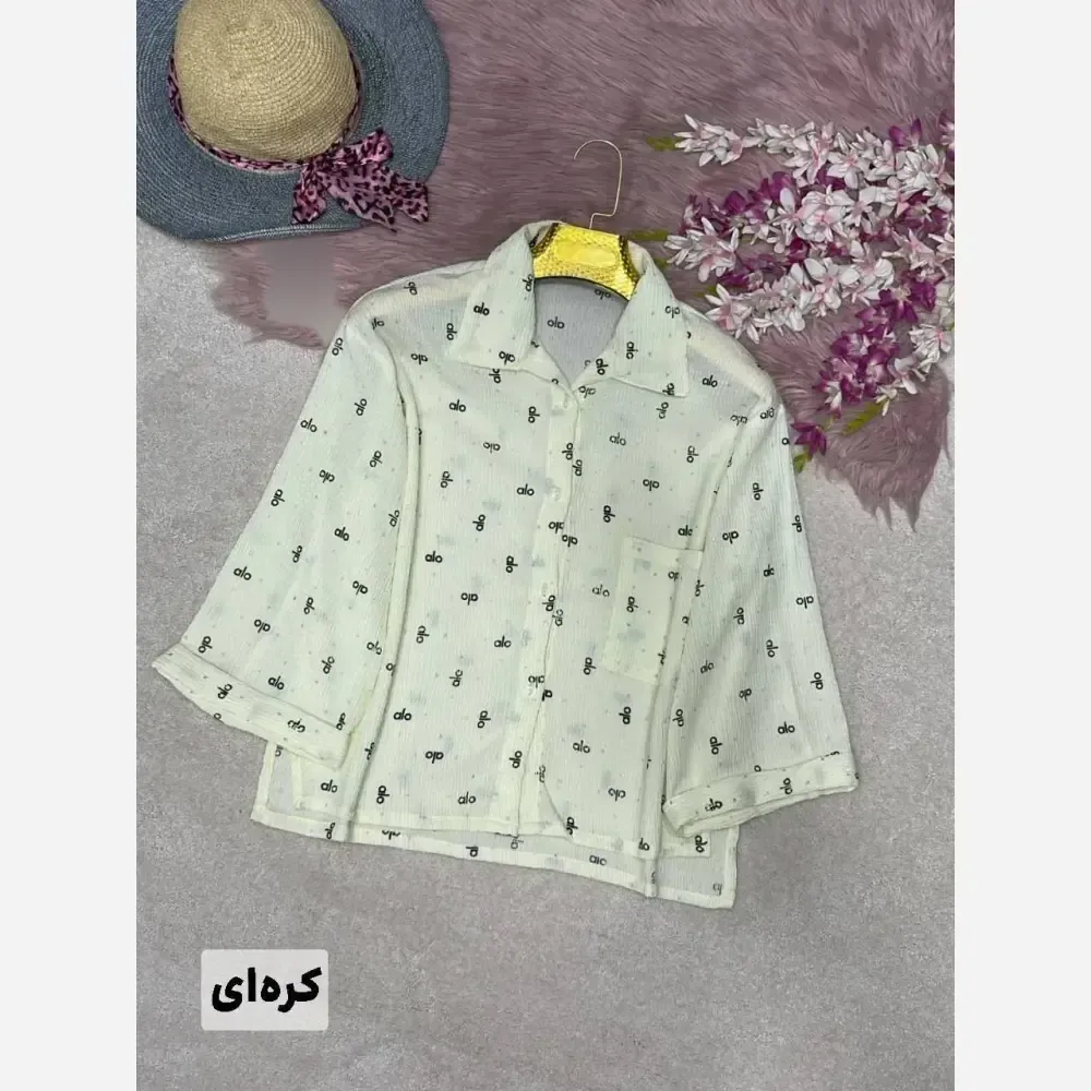 شومیز پاستیلی جنس ینزی پفکی فری سایز 38 تا 46