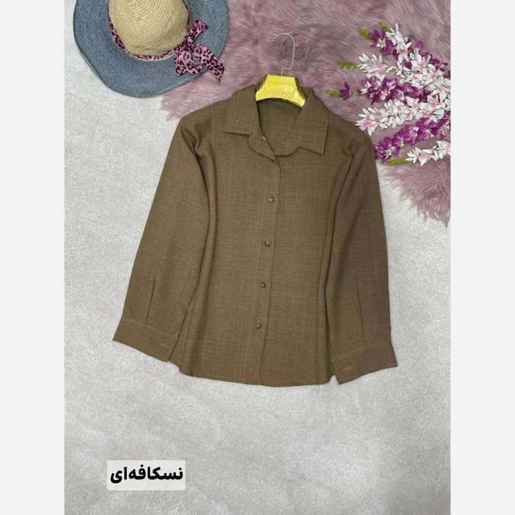 شومیز مانتویی شانتون رایکا فری سایز 38 تا 46