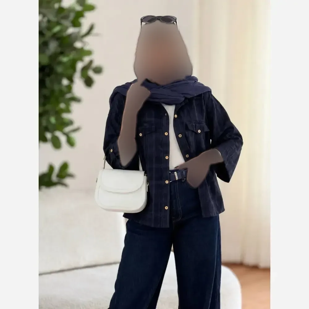شومیز کوک دوزی پرنیا فری سایز رنگ بندی متنوع