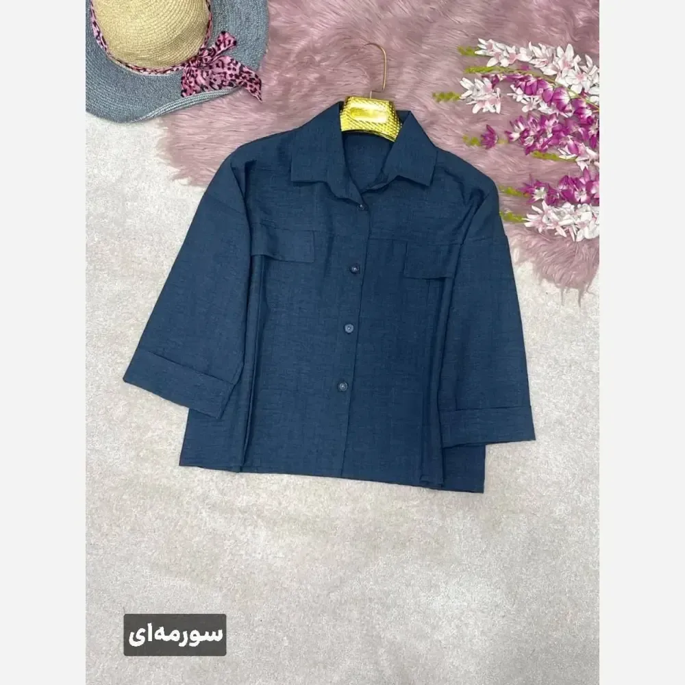 شومیز عروسکی یگانه جنس شانتون فری سایز