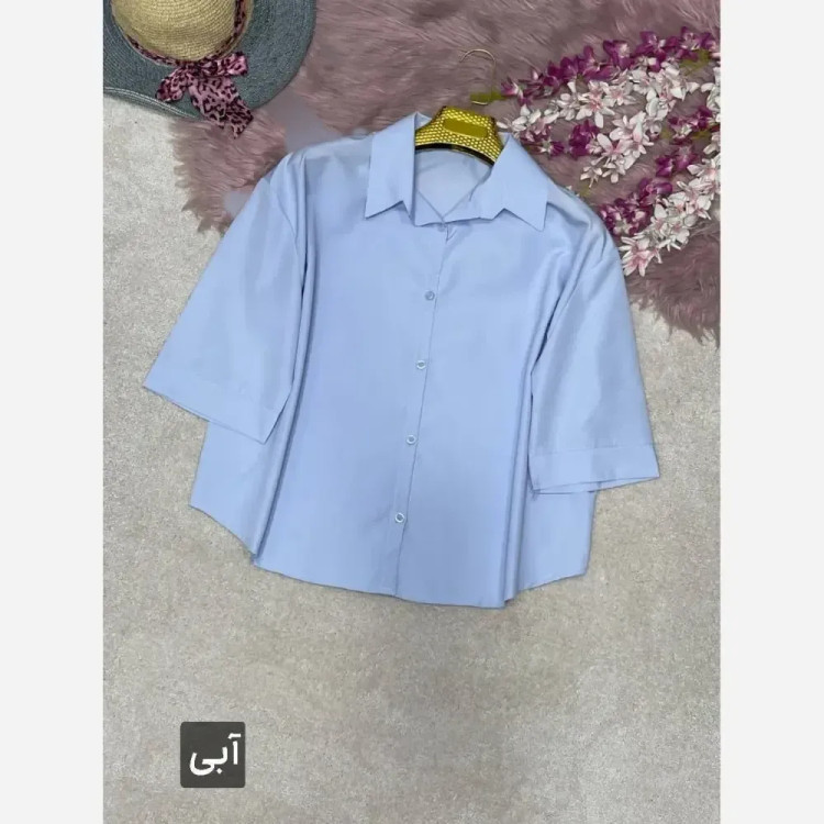 شومیز پاستیلی وانیا جنس پری خنک و سبک فری سایز 38 تا 48