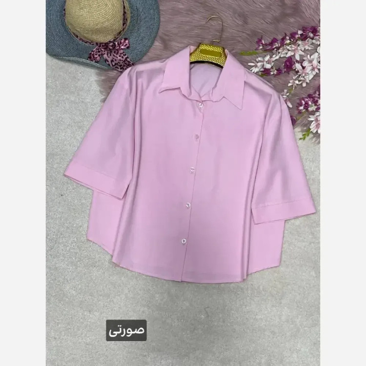 شومیز پاستیلی وانیا جنس پری خنک و سبک فری سایز 38 تا 48
