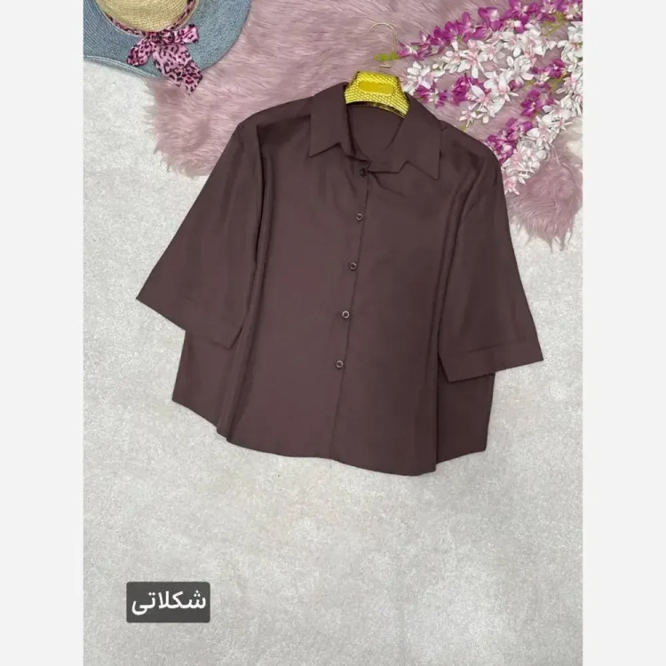 شومیز پاستیلی وانیا جنس پری خنک و سبک فری سایز 38 تا 48