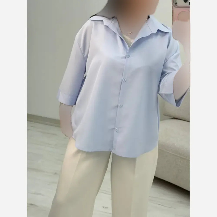 شومیز پاستیلی وانیا جنس پری خنک و سبک فری سایز 38 تا 48