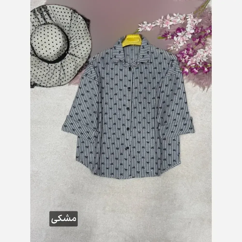 شومیز پنبه رنگین زنانه جنس پنبه زارا شاین دار فری سایز