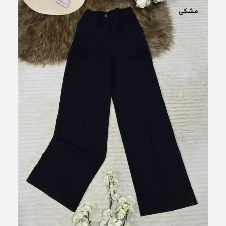 شلوار بگ زنانه کرپ مورگان درجه یک رنگ بندی متنوع سایز L تا 3XL
