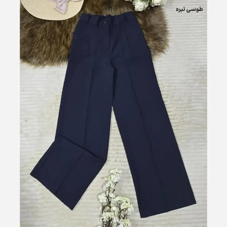 شلوار بگ زنانه کرپ مورگان درجه یک رنگ بندی متنوع سایز L تا 3XL