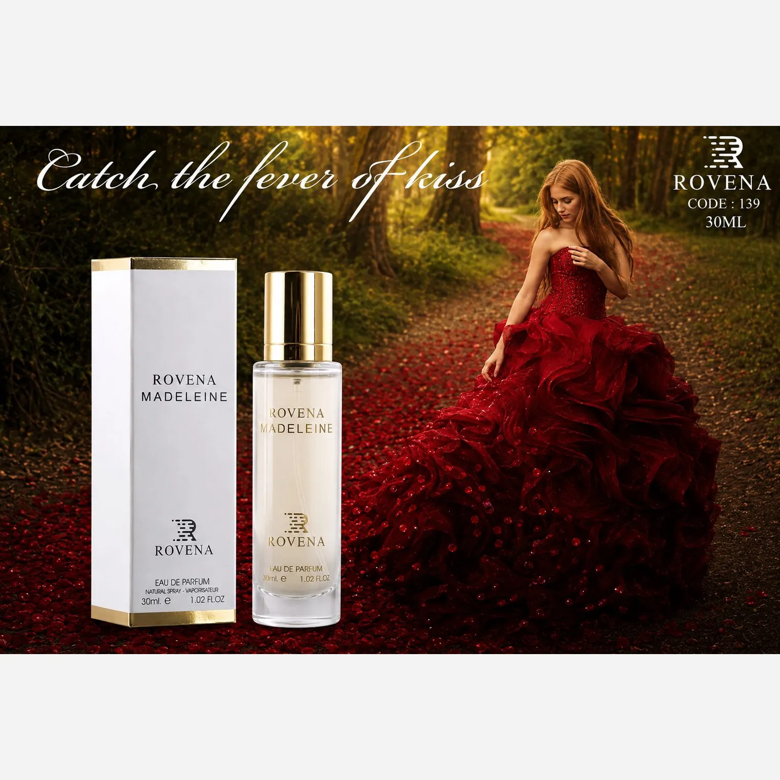 ادوپرفیوم زنانه روونا مدل شنل کوکو مادمازل حجم 30 میل