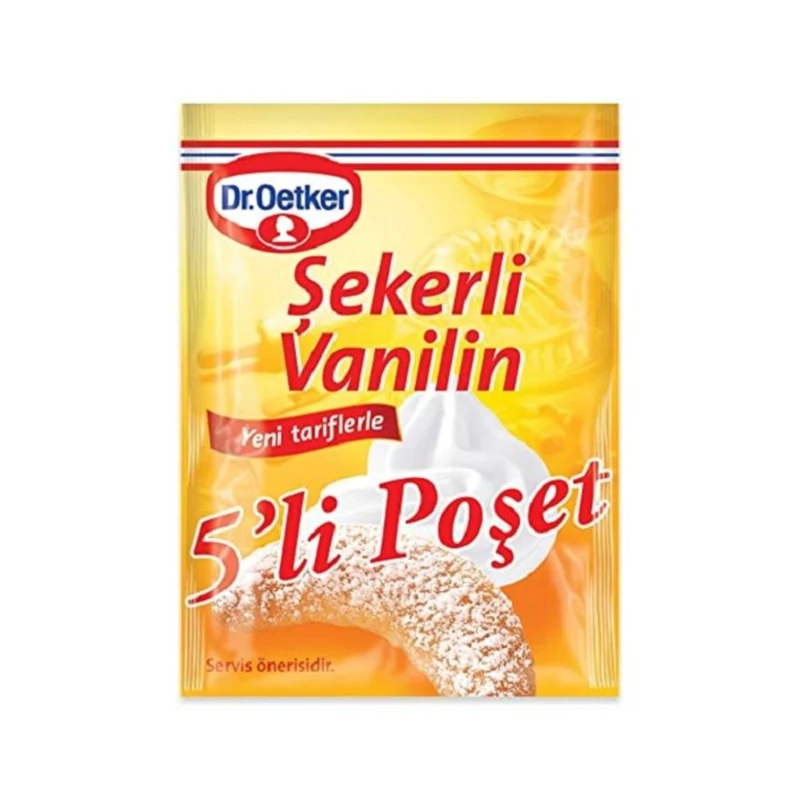 وانیل دکتر اوتکر Dr.oetker بسته 5 عددی (واردات قانونی ارسال از منطقه آزاد ارس)