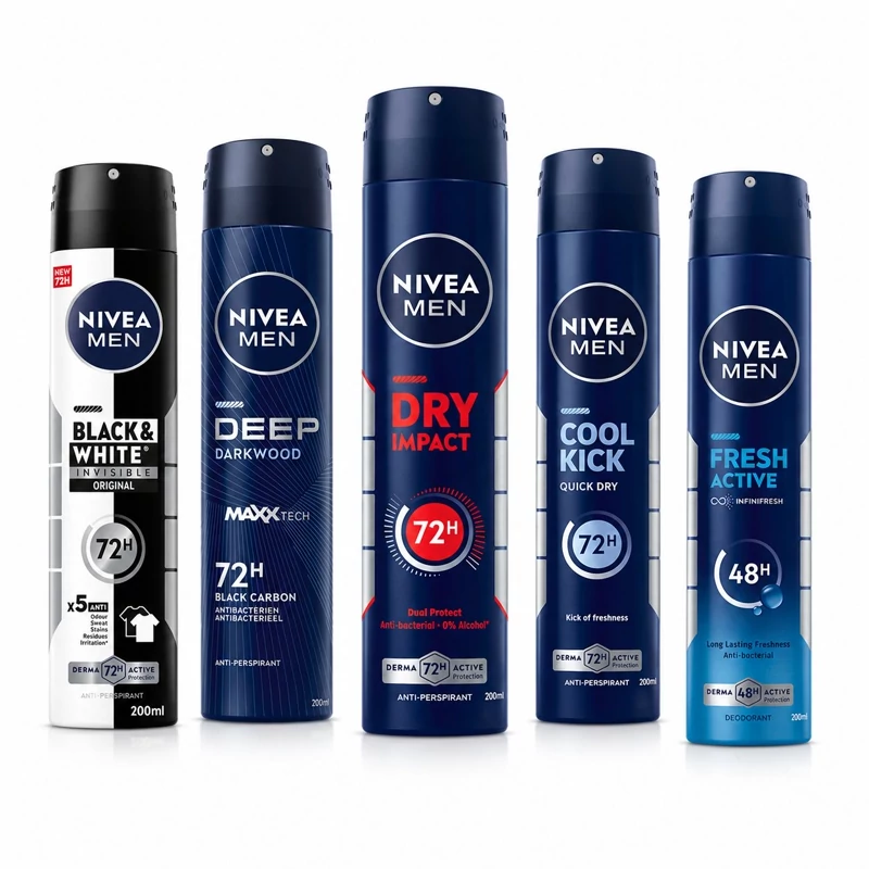 اسپری ضد تعریق مردانه نیوا من حجم 200 میل اورجینال NIVEA MEN Deodorant Spray 200ml | مدلهای متنوع