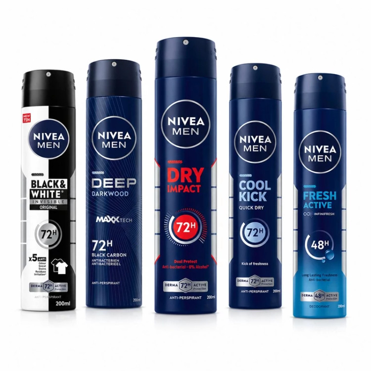 اسپری ضد تعریق مردانه نیوا من حجم 200 میل اورجینال NIVEA MEN Deodorant Spray 200ml | مدلهای متنوع