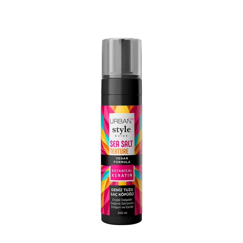 موس مو اوربان کر نمک دریایی حجم 200 میل اورجینال Urban Care Style Guide Sea Salt Texture Mousse 200ml | حالتدهنده و حجم