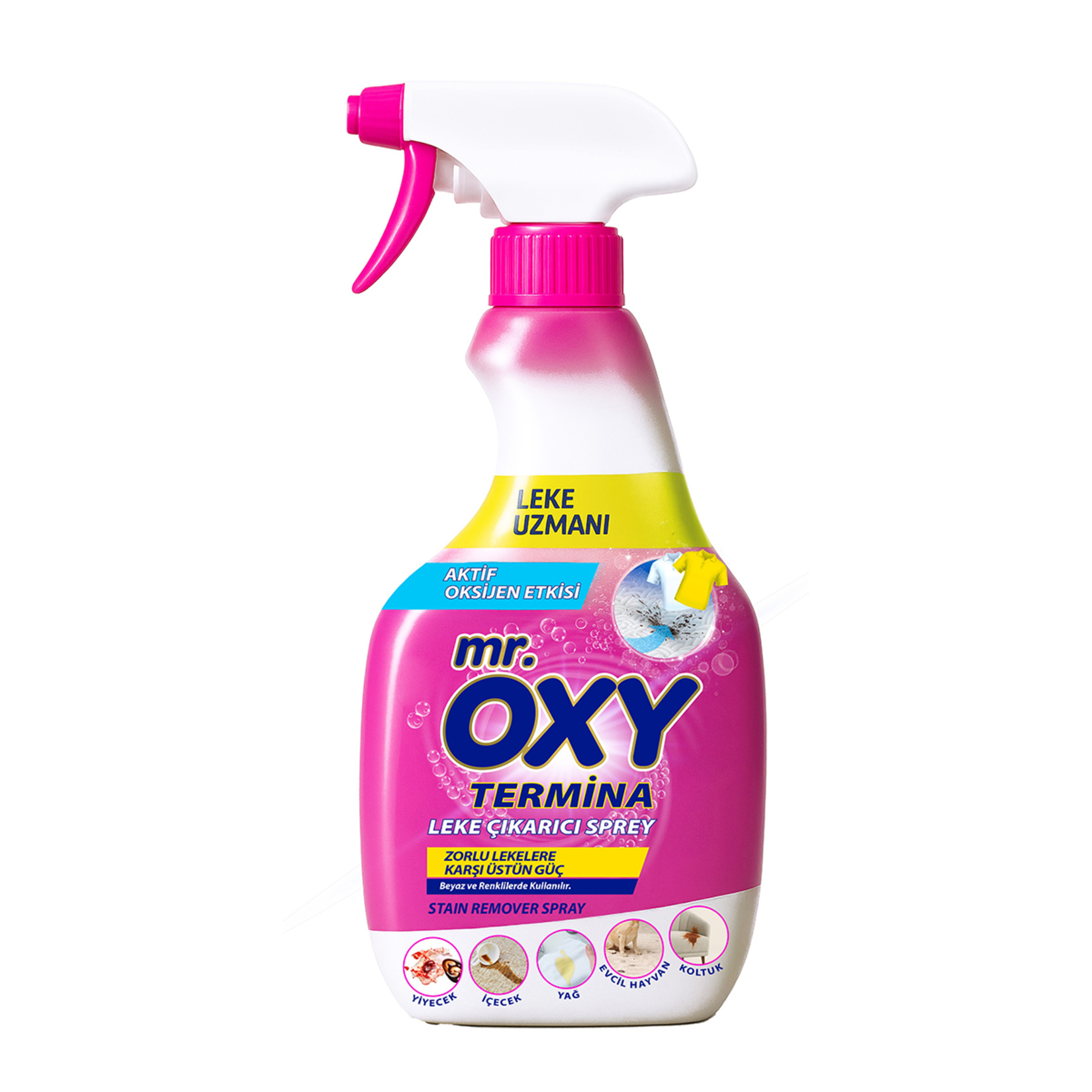 اسپری لکه بر لباس مستر اوکسی mr.oxy حجم 750 میل