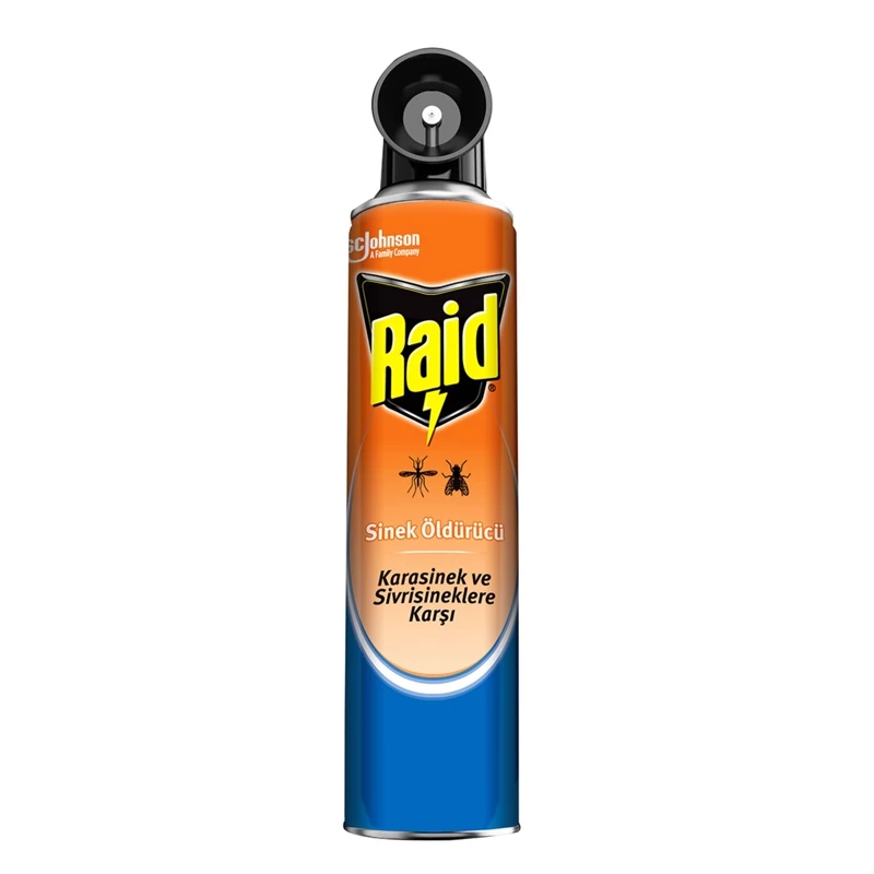 اسپری حشرهکش رید مخصوص مگس و پشه حجم 300 میل اورجینال Raid Fly &amp; Mosquito Killer Spray (واردات قانونی ارسال از منطق