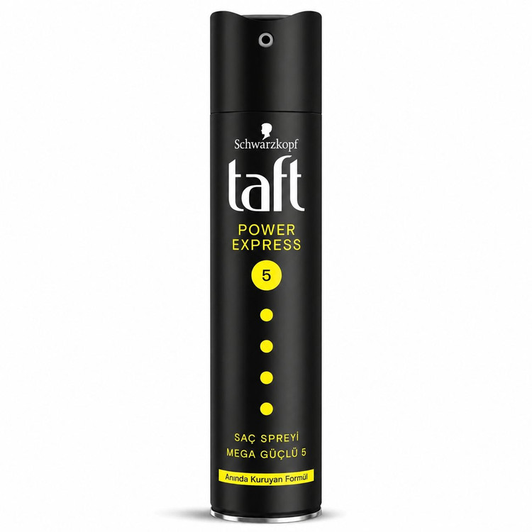 اسپری حالت دهنده مو تافت شماره 5 مدل Power Express حجم 250 میل اورجینال Schwarzkopf Taft Power Express 250ml