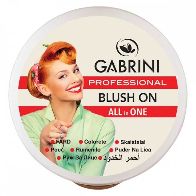 رژگونه پودری گابرینی مدل All in One اورجینال Gabrini Professional Blush On All in One (واردات قانونی ارسال از منطقه آزاد