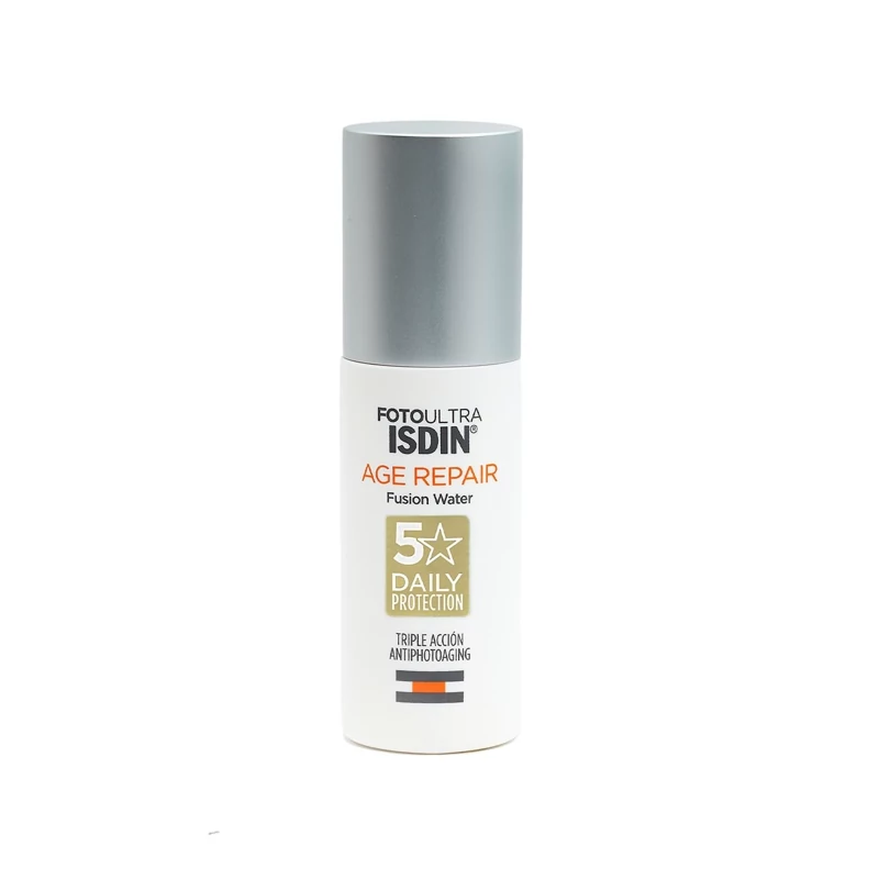 ضد آفتاب بی رنگ SPF50 ایج ریپیر فیوژن واتر ایزدین