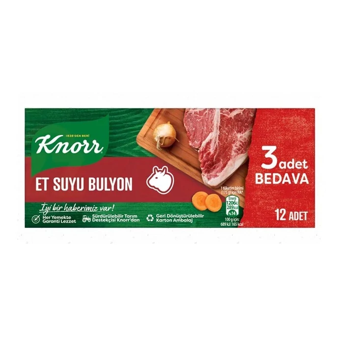 عصاره گوشت کنور Knorr (واردات قانونی ارسال از منطقه آزاد ارس)