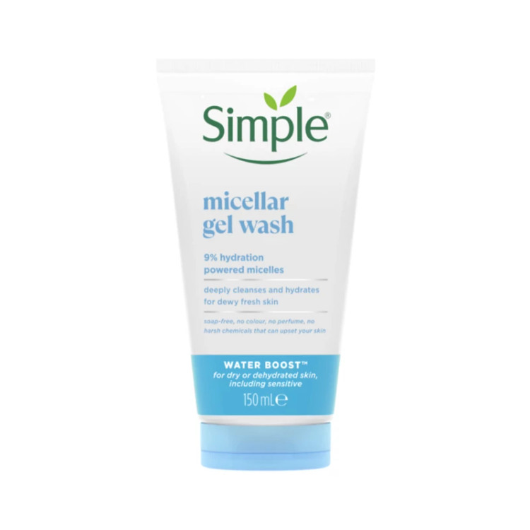 ژل شستشوی صورت میسلار واتر بوست آبرسان سیمپل (Simple Micellar Gel Wash Water Boost) سیمپل 150ml